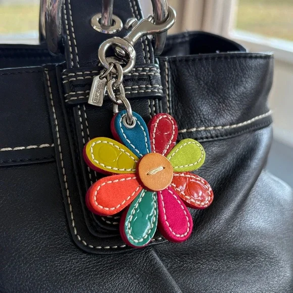 Coach Daisy Y2K Bag Charm - Multi Color Patent Embossed - Picture 10 of 11